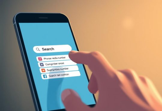 search for social media by phone number